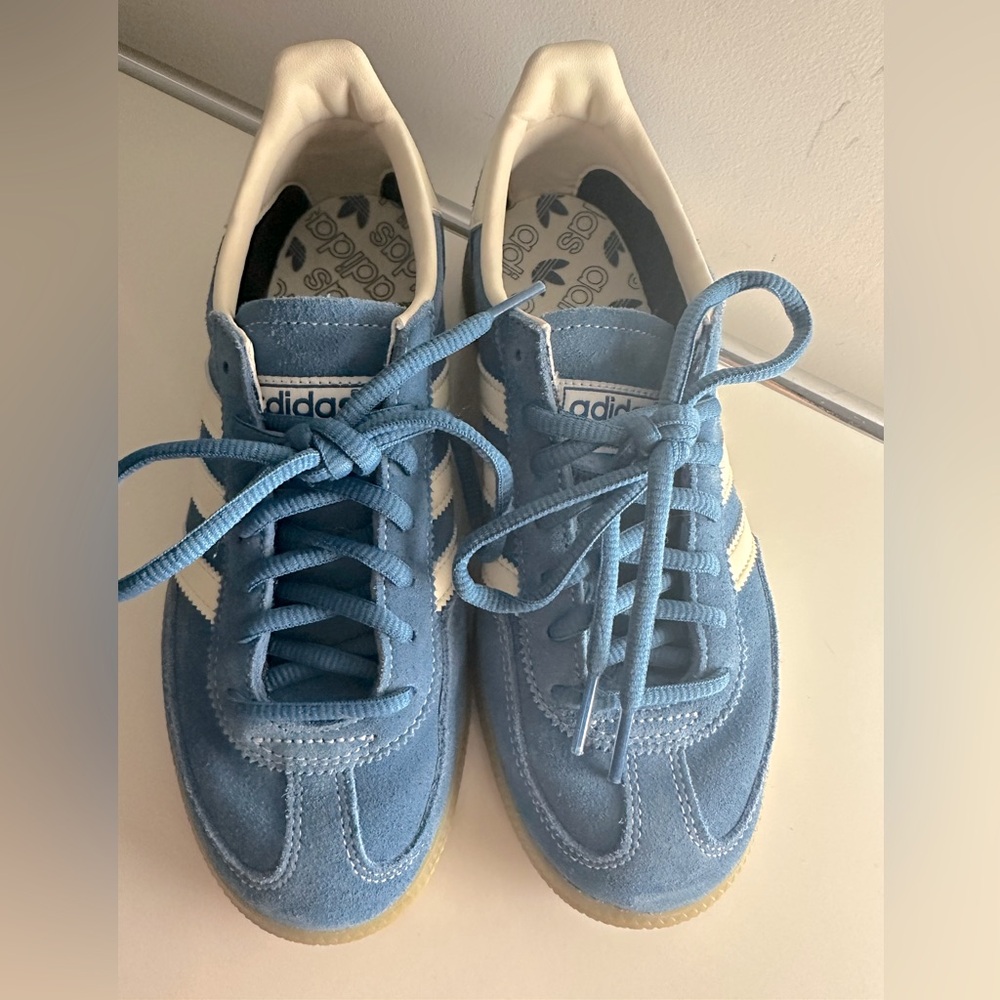 ADIDAS Handball Spezial Core Blue Cream White Gum Sneaker IG6194, 5(mens) 230mm